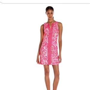 Lily Pulitzer Ryder Pink Pout PBJ Shift Sz4 Dress